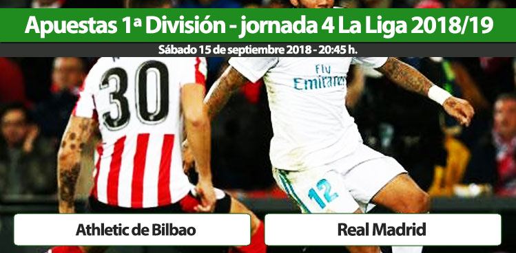 Apuestas Athletic de Bilbao – Real Madrid, La Liga 2018-2019.