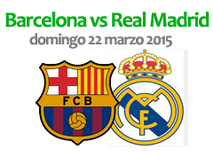 Apuestas Barcelona Real Madrid 22 de marzo de 2015.