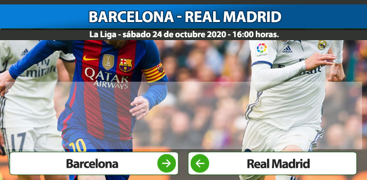 Apuestas Barcelona Real Madrid, primer clásico de la temporada 2020/2021.