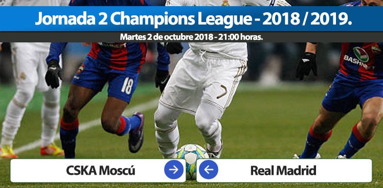 CSKA Moscú – Real Madrid, UEFA Champions League.