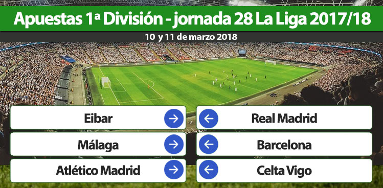 Pronósticos de apuestas La Liga jornada 28