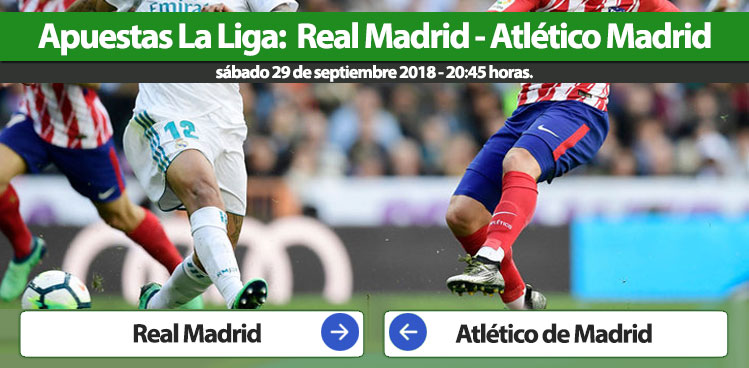 Apuestas Real Madrid vs Atlético Madrid, La Liga 2018-2019.