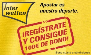 Bono de Interwetten, doblan tu depósito hasta 100€