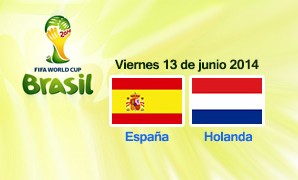 Mundial 2014, apuestas España Holanda.